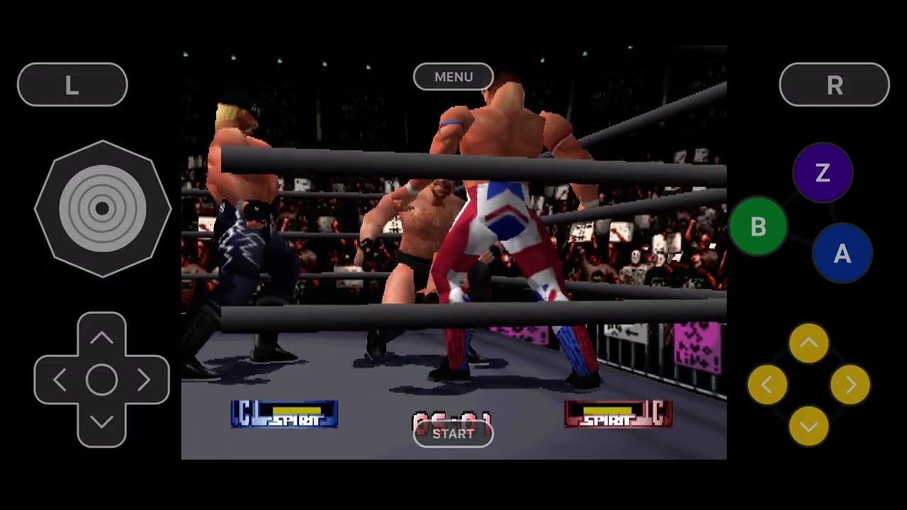 #WCWnWoRevengeN64 - British Bulldog vs. Goldberg  
