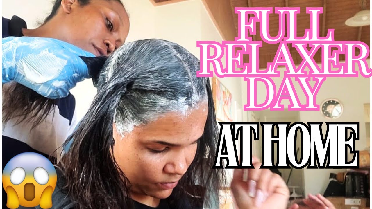 She Asked Me To Relaxed Her Hair At Home And This Happened| OH NO!