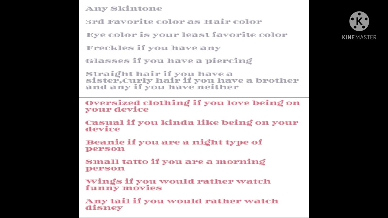 OC challenge/Activity