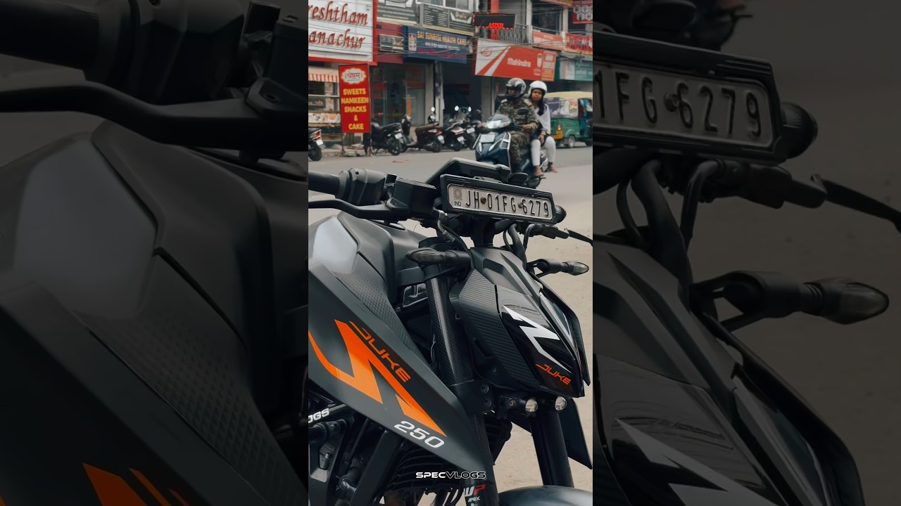 Duke 250 gen3 headlights modified to z black 🥵 #ktm #motorcycle