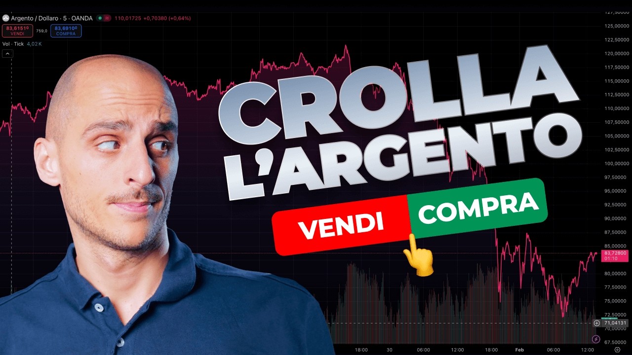 Crollano i prezzi dell'argento: cosa sta succedendo?