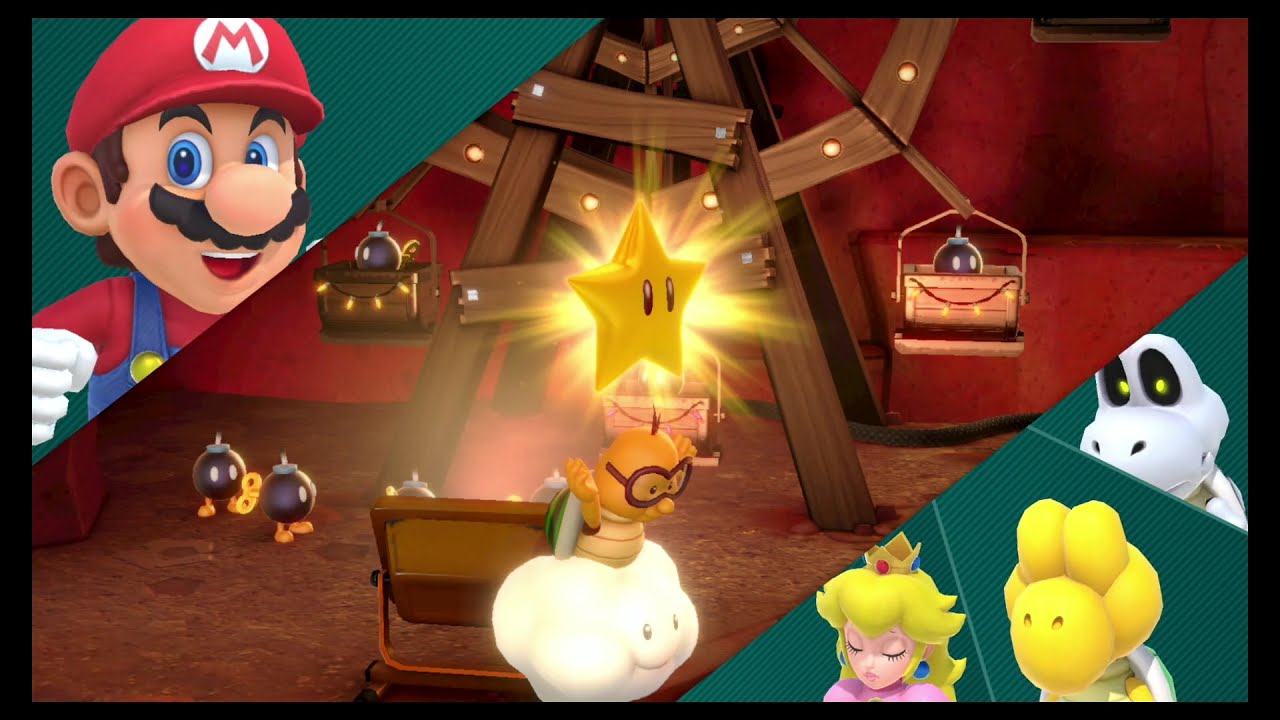 Super Mario Party | Mario vs Dry Bones vs Koopa Troopa vs Peach - Online gameplay with Japan