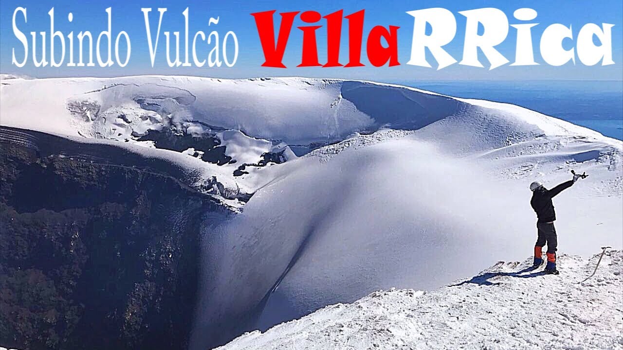Subindo Vulcão Villarrica-Pucón/Chile