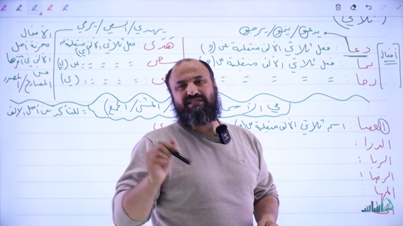 اللغة العربية - مراجعة (كتابة الألف في نهاية الكلمة) || #توجيهي مع أ. أحمد عساف