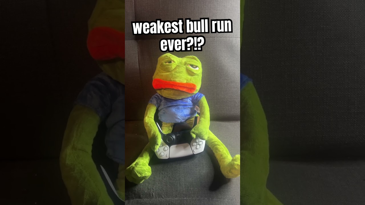 Is the bull rally over? Was that not the weakest rally? #bitcoin #pepe #meme