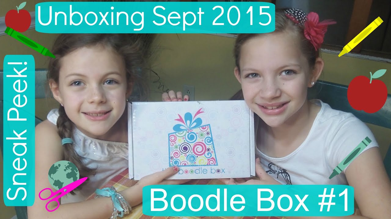 Unboxing the September 2015 Boodle Box 1