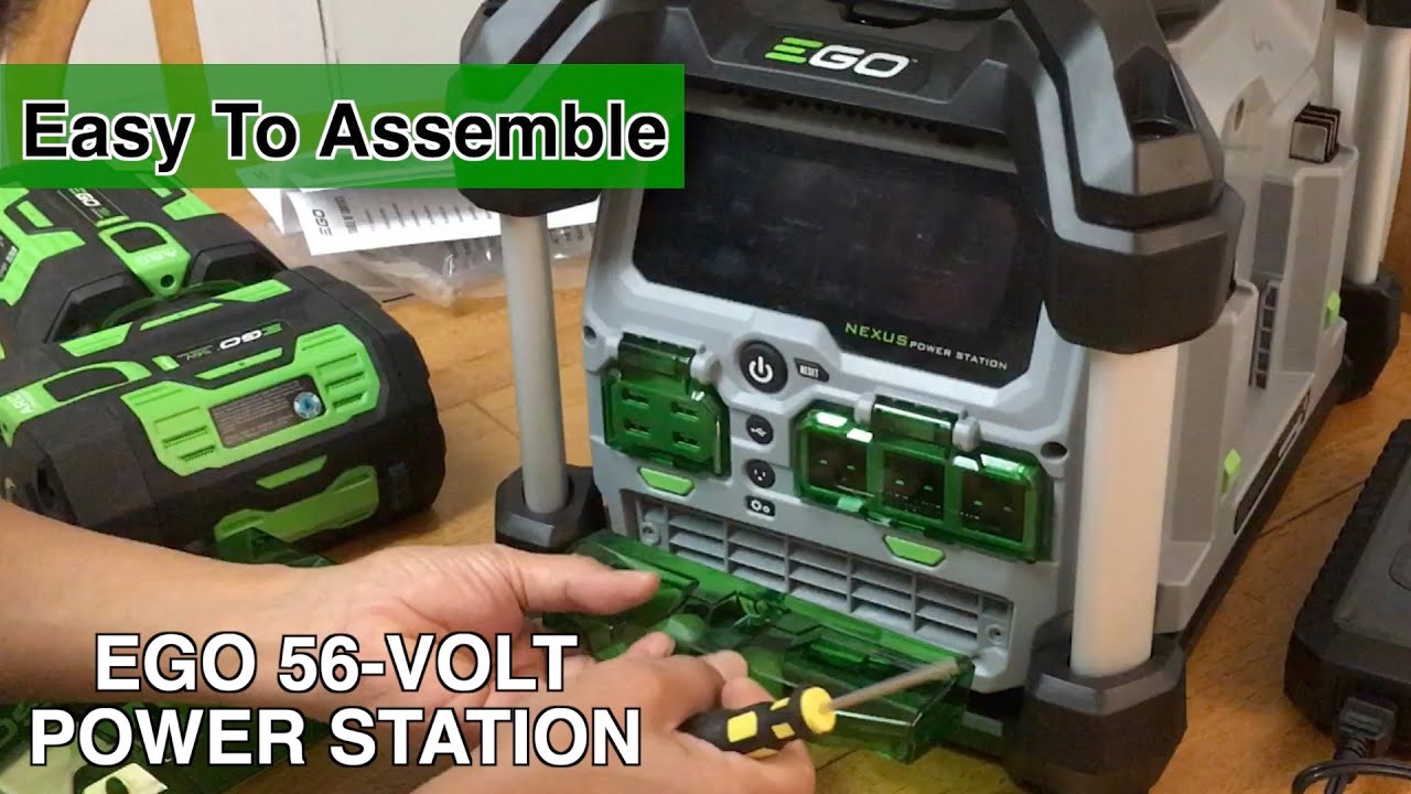 EGO 56 Volt Power Station easy to assemble.