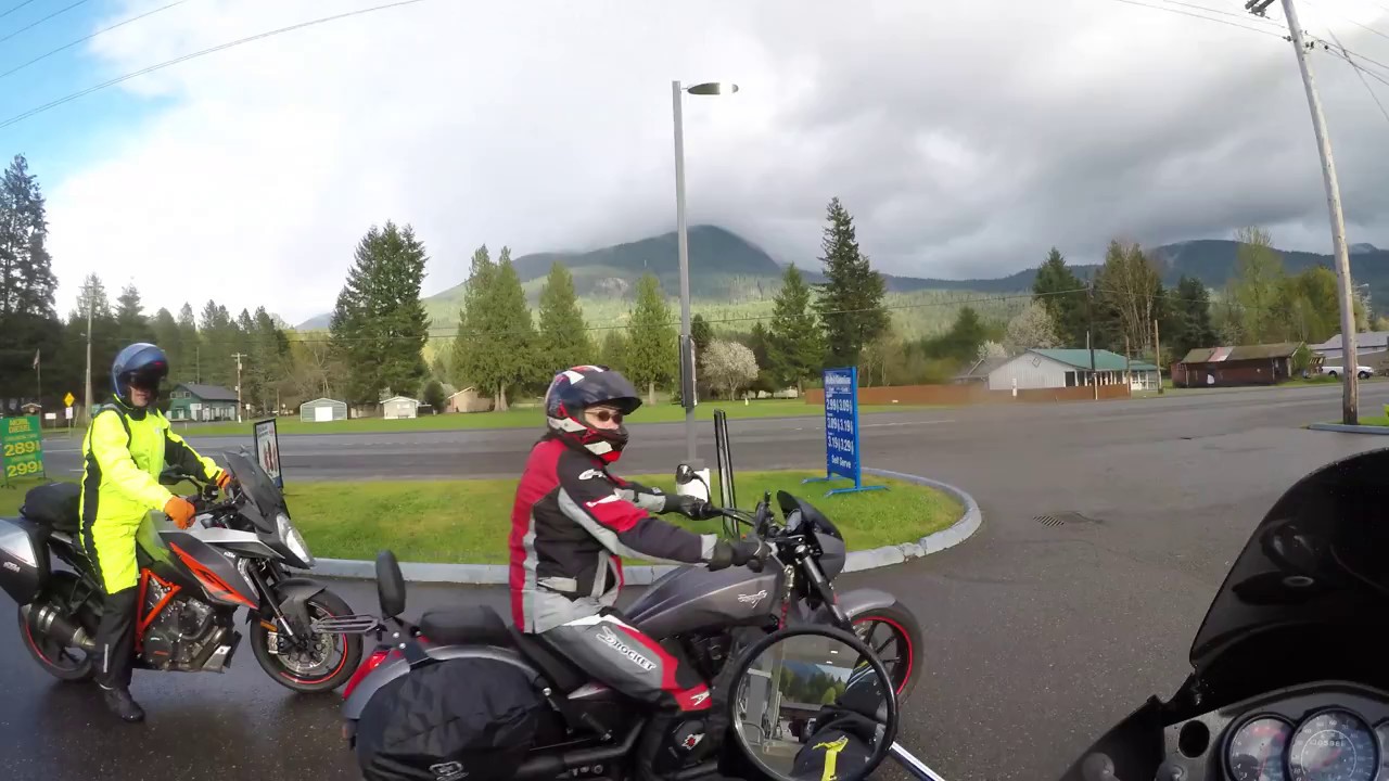 2016 Kawasaki KLR 650 Washington State Motorcycle Adventure Ride Part 6 - 4K