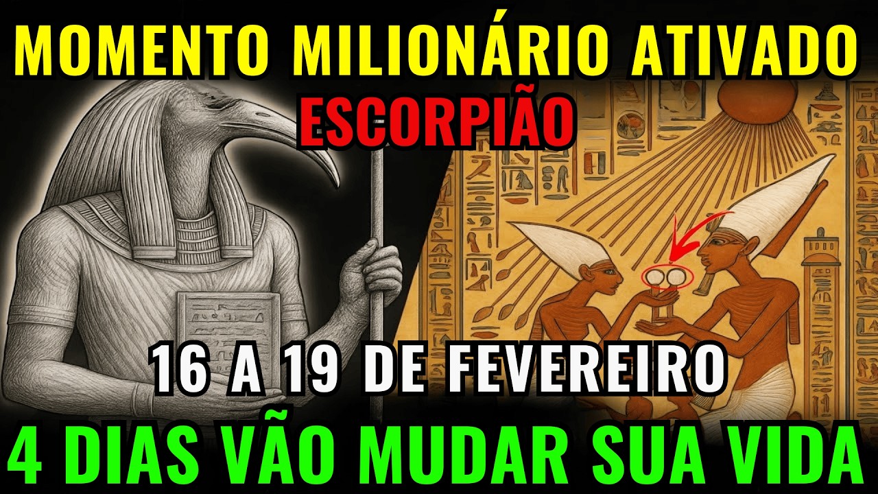 ESCORPIÃO ♏ 16 de fevereiro de 2026 🔮 Portal do Destino se abre! 💥