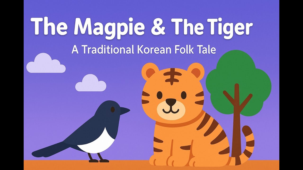 The Magpie and the Tiger | Korean Folktale with English Narration