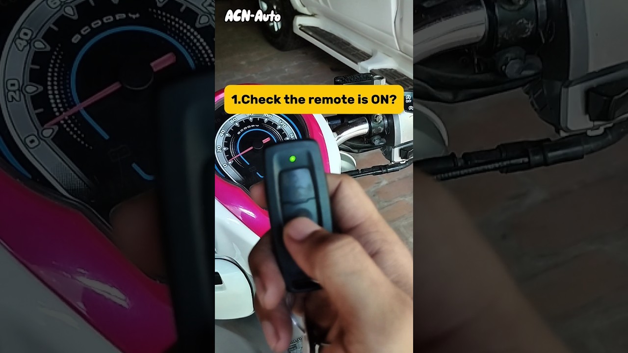 How to start Honda Scoopy Smart Key #shorts #smartkey #tips