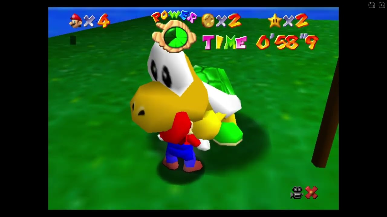 playing SM64 ep-1----beating the first bowser