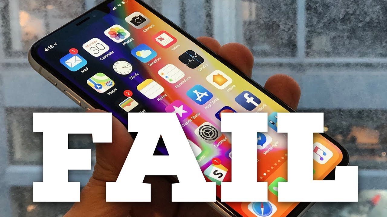 iPhone X &mdash; FAIL!
