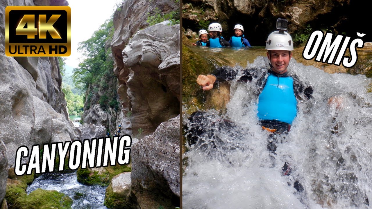 Canyoning on Cetina - Adventure Omis Croatia 4K (full video)
