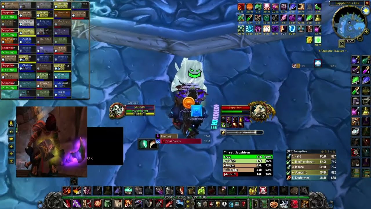 WoW Classic Hardcore --Death Wish-- NA Horde First Kel'thuzad KILL