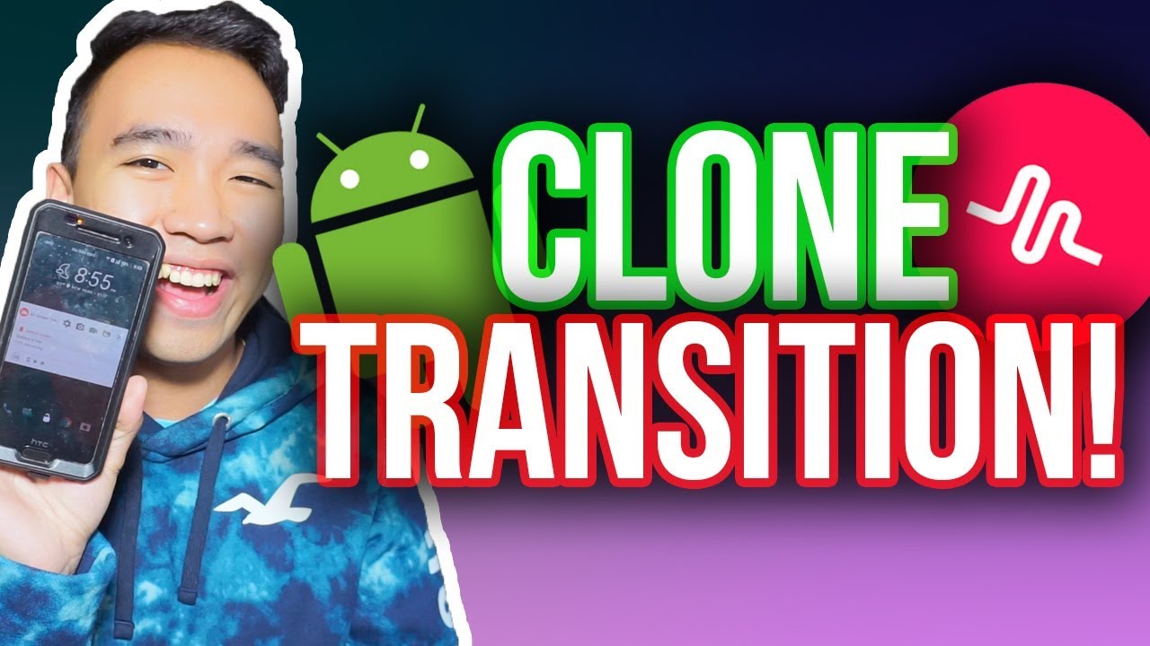 TIK TOK CLONE TRANSITION TUTORIAL FOR ANDROID! #CloneTransition *NEW*