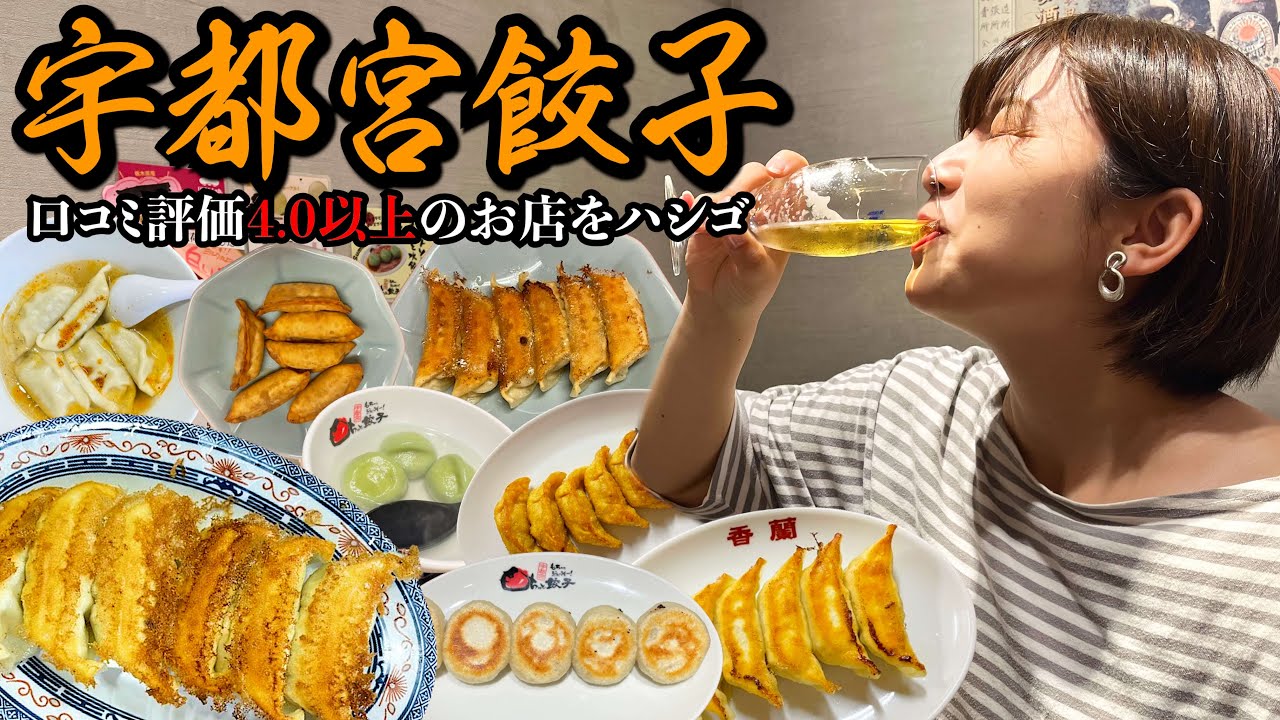 【宇都宮餃子】口コミ評価4.0以上ある美味しい餃子をハシゴ。これが宇都宮餃子というものか！有名店の正嗣やみんみん、復活した香蘭に変わり種の餃天堂。