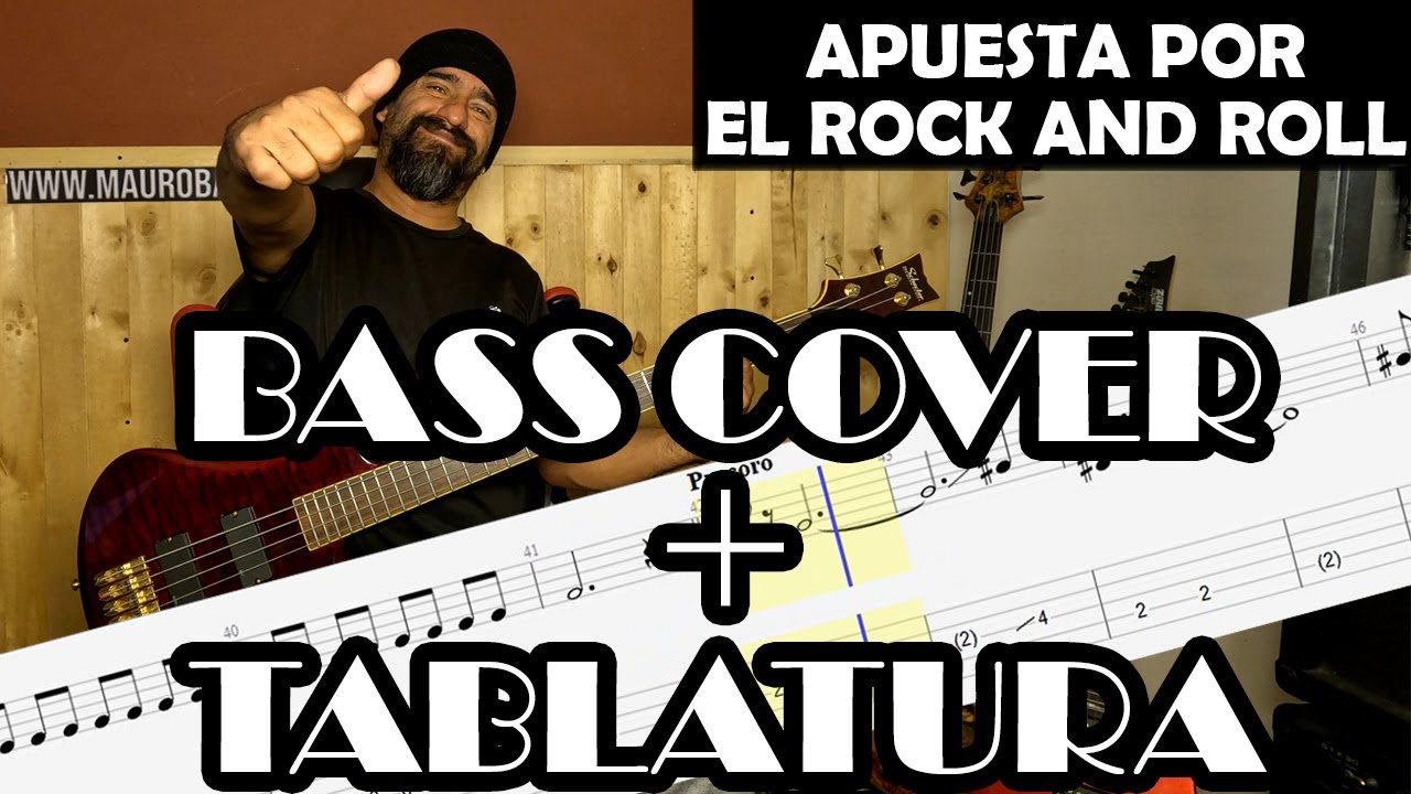 Apuesta por el Rock and Roll – Héroes del Silencio – Cover en Bajo – Bass Cover + Tablatura