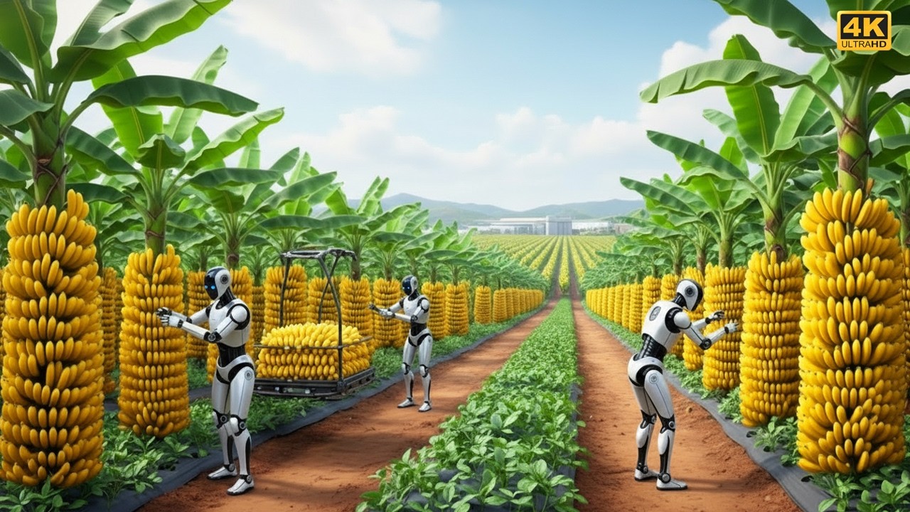 Inside the Banana Industry – Growing, Harvesting & Shipping Tons of Bananas (Full Process)