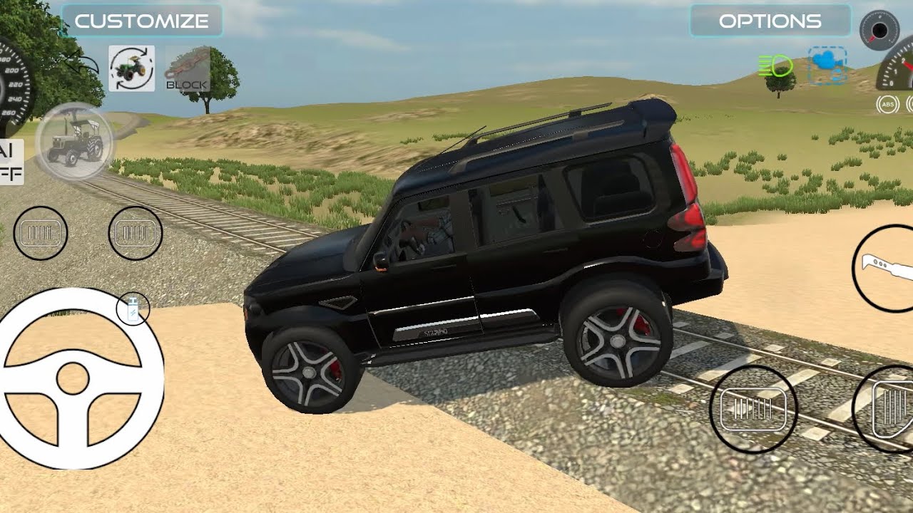 Drive Scorpio in Game | #indianvehiclesimulator3dgame #gameplay 