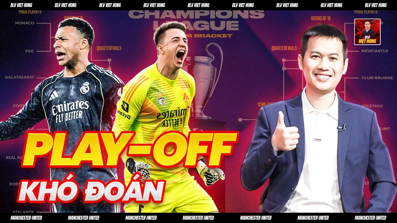 🔥RECAP BỐC THĂM PLAY-OFF CHAMPIONS LEAGUE: REAL MADRID - BENFICA SẼ LẠI LÀ NIỀM ĐAU CHO LOS BLANCOS?