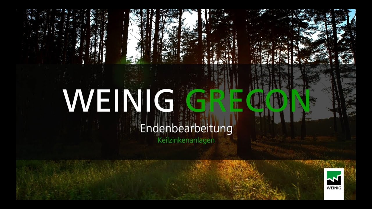 Weinig Grecon - Endenbearbeitung - Keilzinkenanlagen