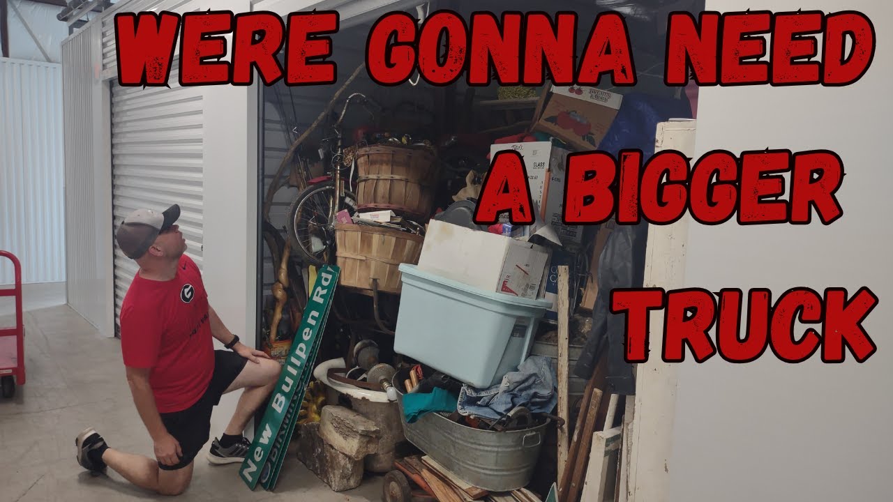 I Won A Vintage Pack Rat Storage Unit! Treasures Were Crammed In Like A Hillbilly Game Of Tetris.
