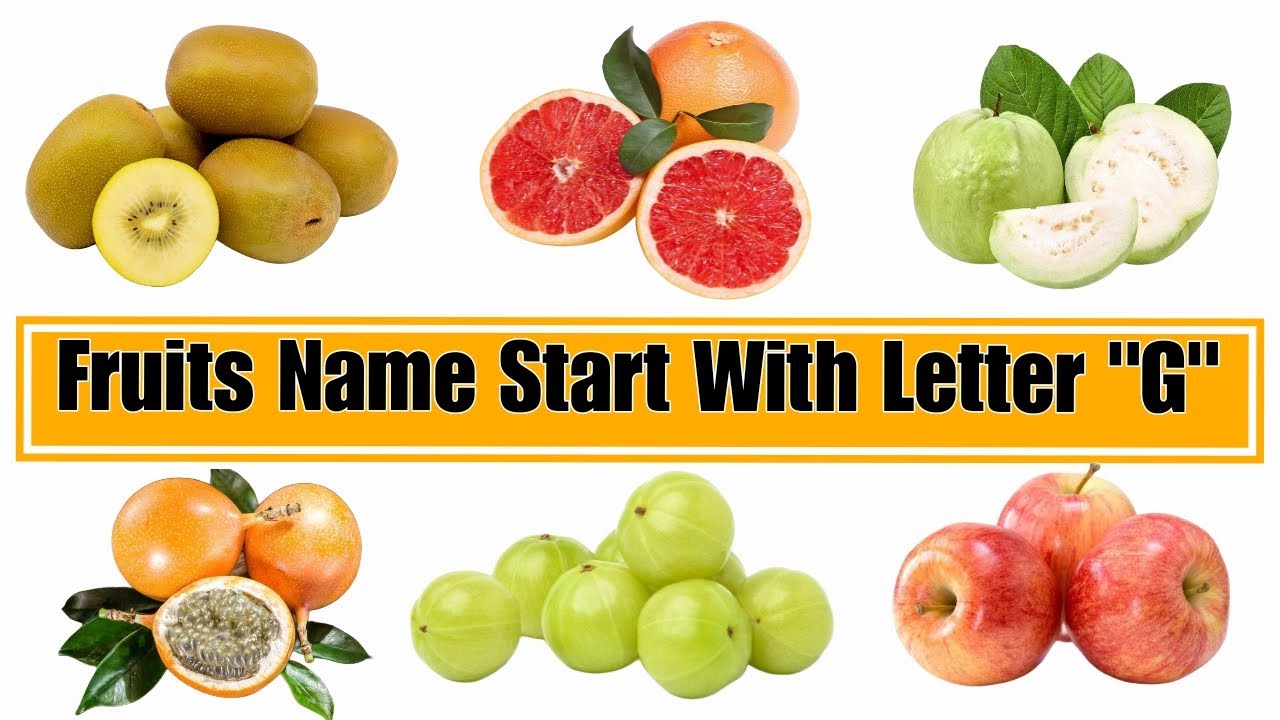 Learn About Fruits Names Start with Letter 