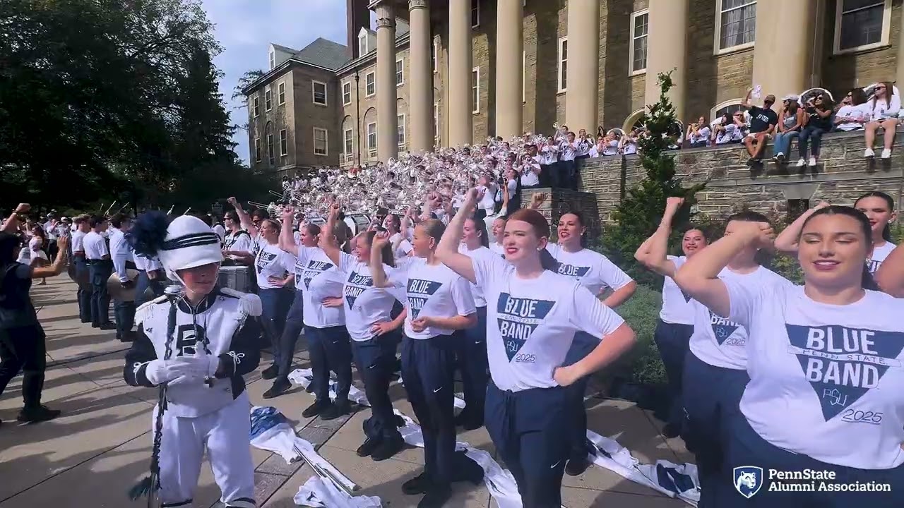 Penn State-Oregon Blue Band Performs during College GameDay