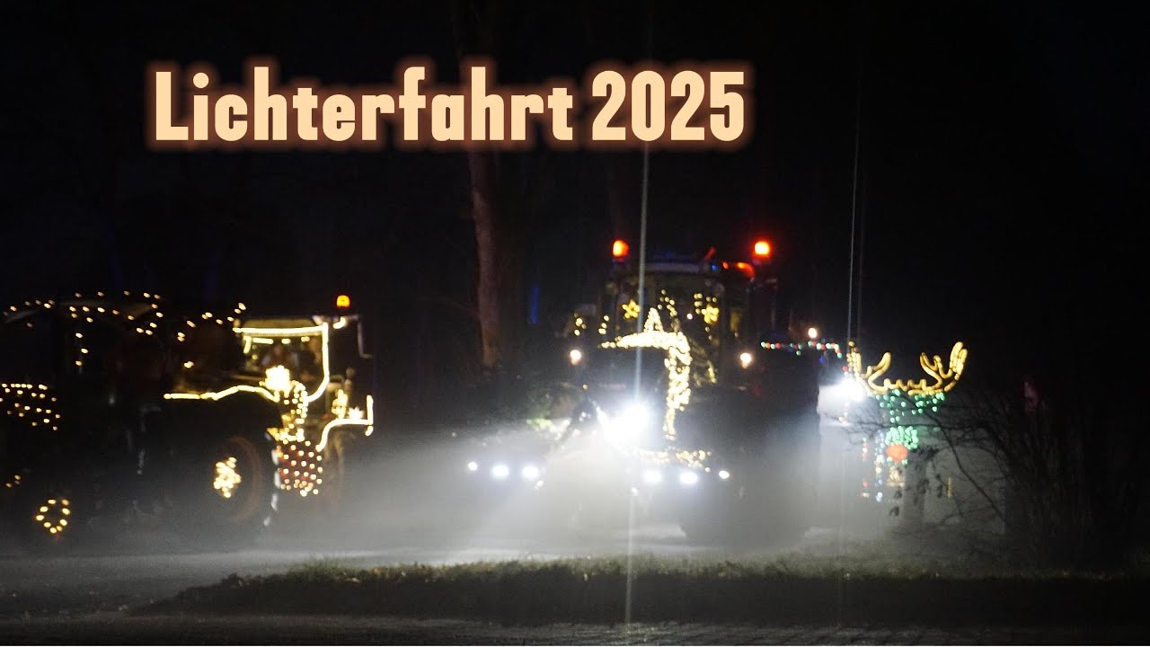 Lichterfahrt 2025 | 91 Traktoren erleuchten die Stadt! 