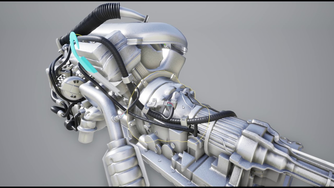 VR Car Engine Model | Virtual Reality Education and Training | A2 Virtual Reality | A2VR
