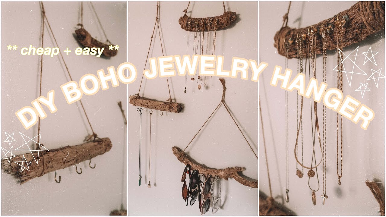 DIY Driftwood Jewelry Holder *BOHO*