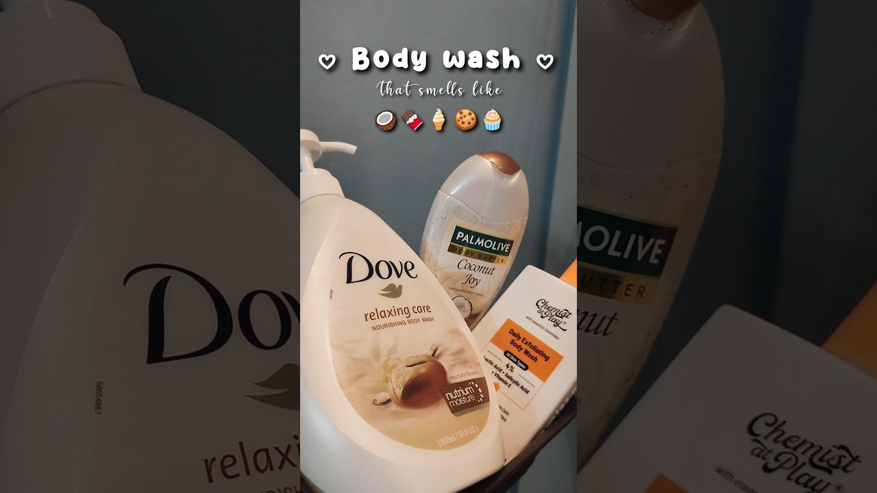 Body wash that smells like 🥥🍦🍫🧁 | POV: you smell delicious (body wash version) #shorts #shortsfeed