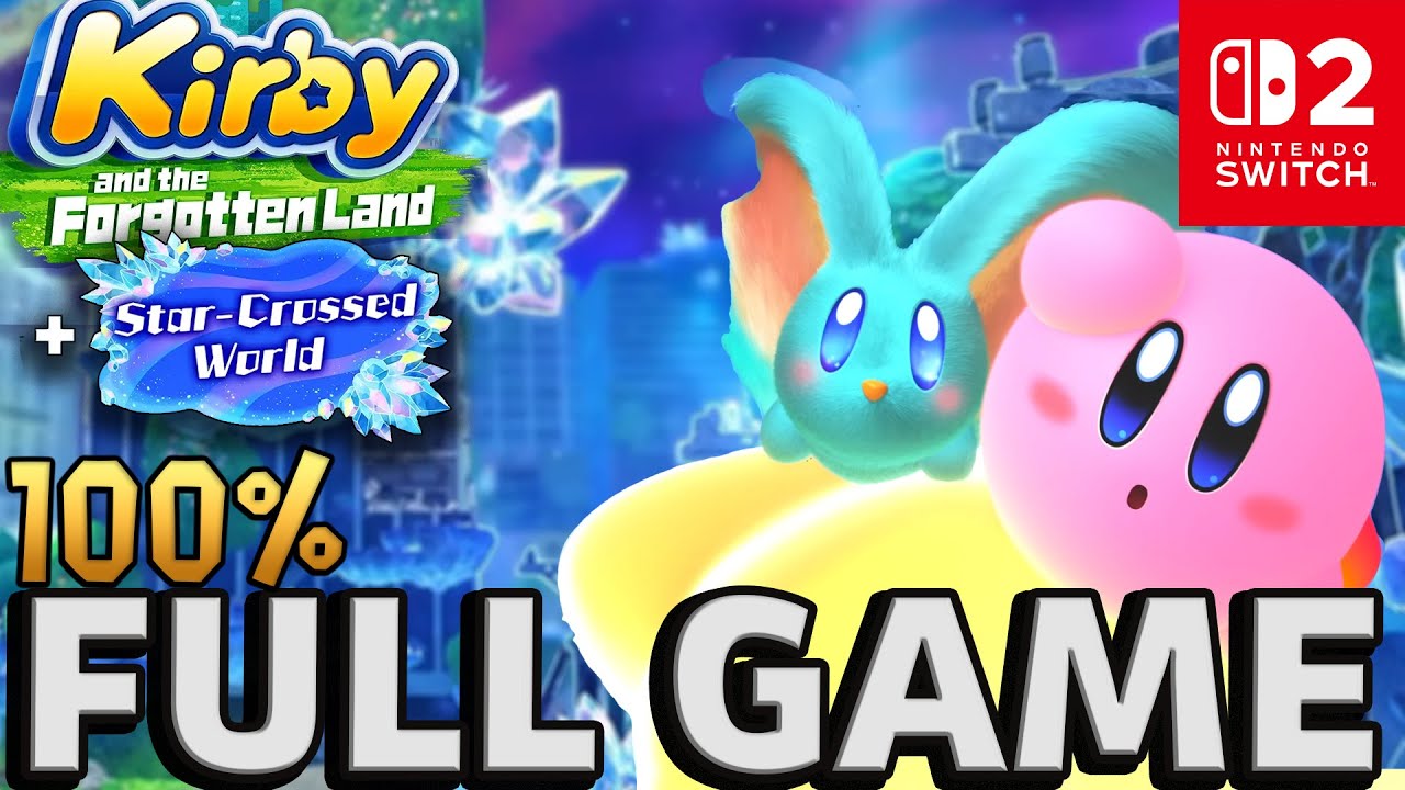 Kirby Star-Crossed World DLC - FULL GAME 100% Walkthrough! (Nintendo Switch 2)