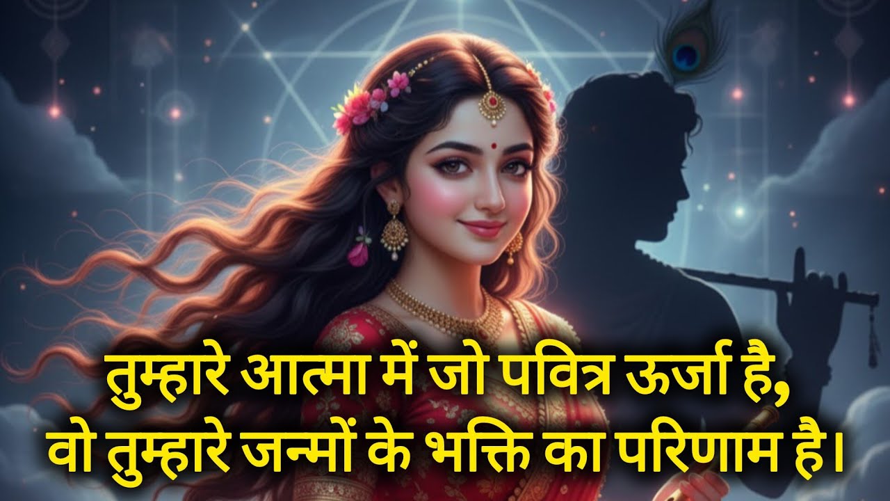 तुम्हारी आत्मा की पवित्र ऊर्जा जन्मों की भक्ति का परिणाम है | राधारानी का दिव्य संदेश |#RadhaRani
