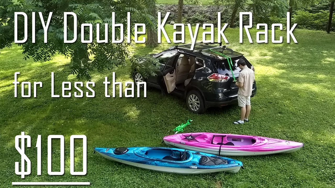 Easy DIY Double Kayak Rack for Less than $100