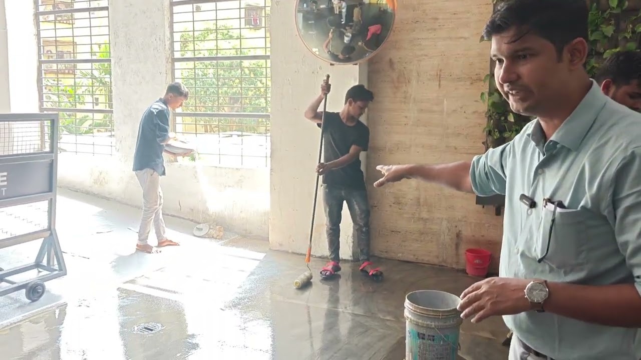 Day at the Site: Laying PU Floors for Modern Car Decks