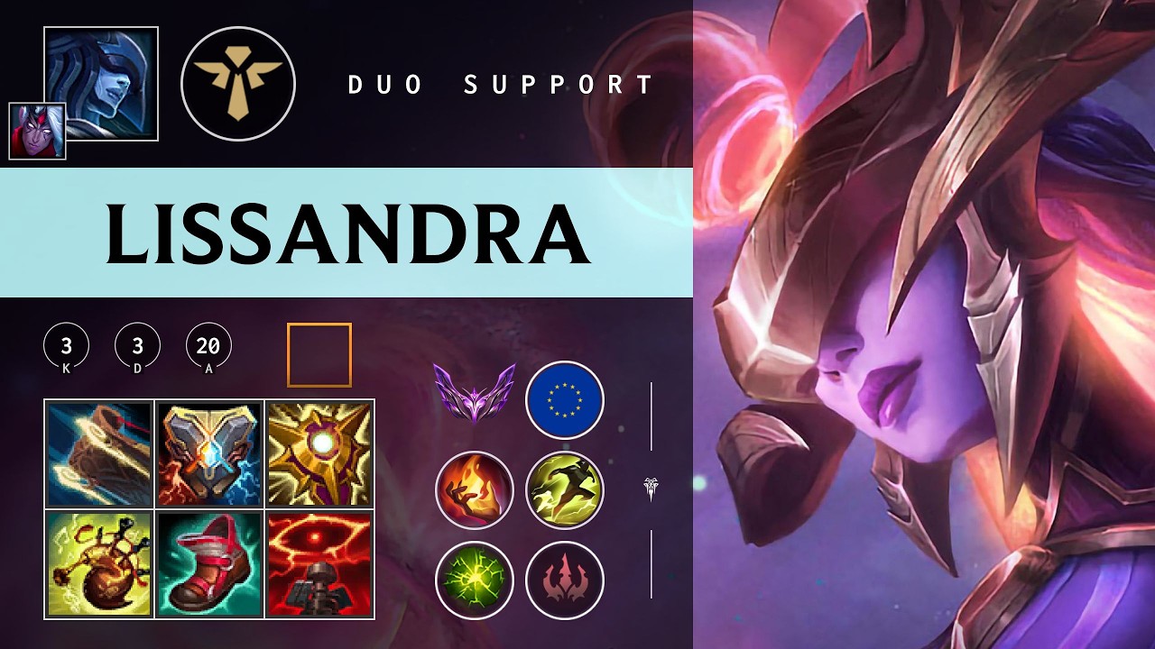 Lissandra Support vs Rakan - EUW Master Patch 26.03