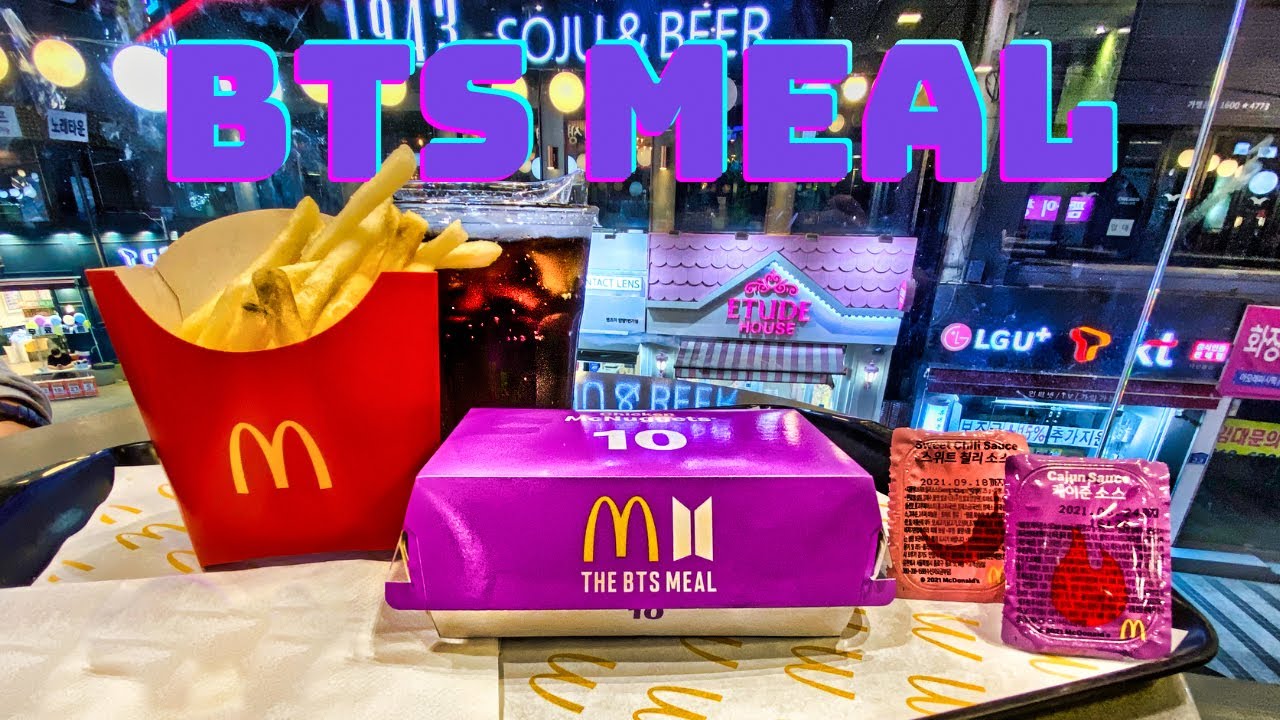 🍟 I ate McDonald's New BTS Meal in South Korea 4k | Seoul, Korea 💗