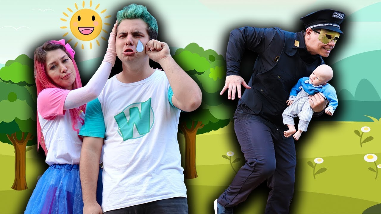 O POLICIAL ROUBOU MEU BEBÊ REBORN ! - PRETEND PLAY WITH POLICE