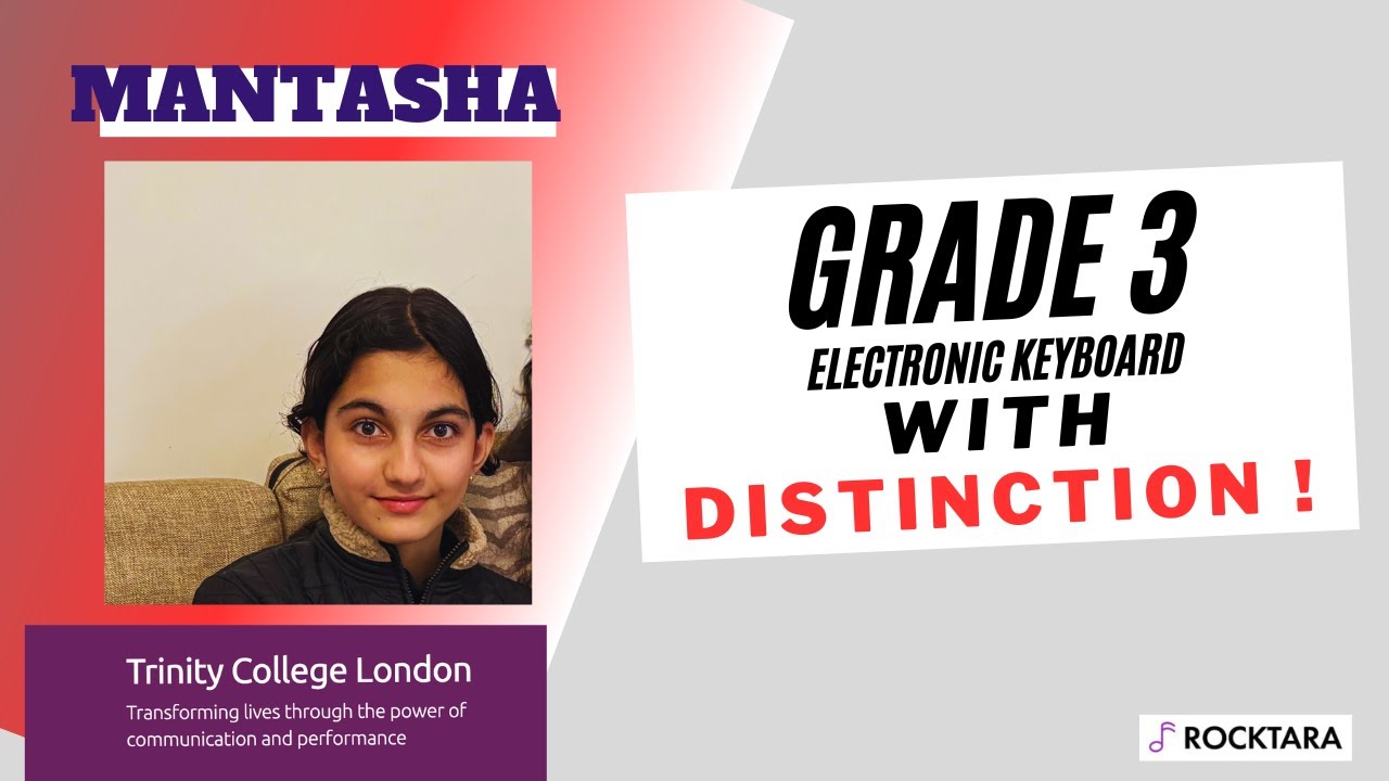 TRINITY DIGITAL SUBMISSIONS-Grade 3 | ELECTRONIC KEYBOARD Full video by Mantasha