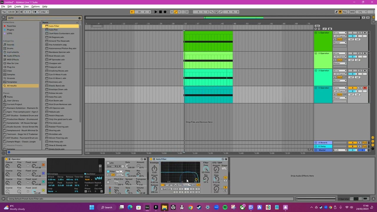 Creating A White Noise Riser From Scratch In 60 Seconds In Ableton Live 11 Suite