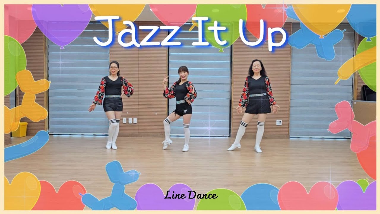 [정지현Linedance] Jazz It Up #째즈잇업/ Improver #댄스하러가자🎶🎶 #정라인댄스 ☎️010.7204.8856 #김해시청소년수련관 #demo