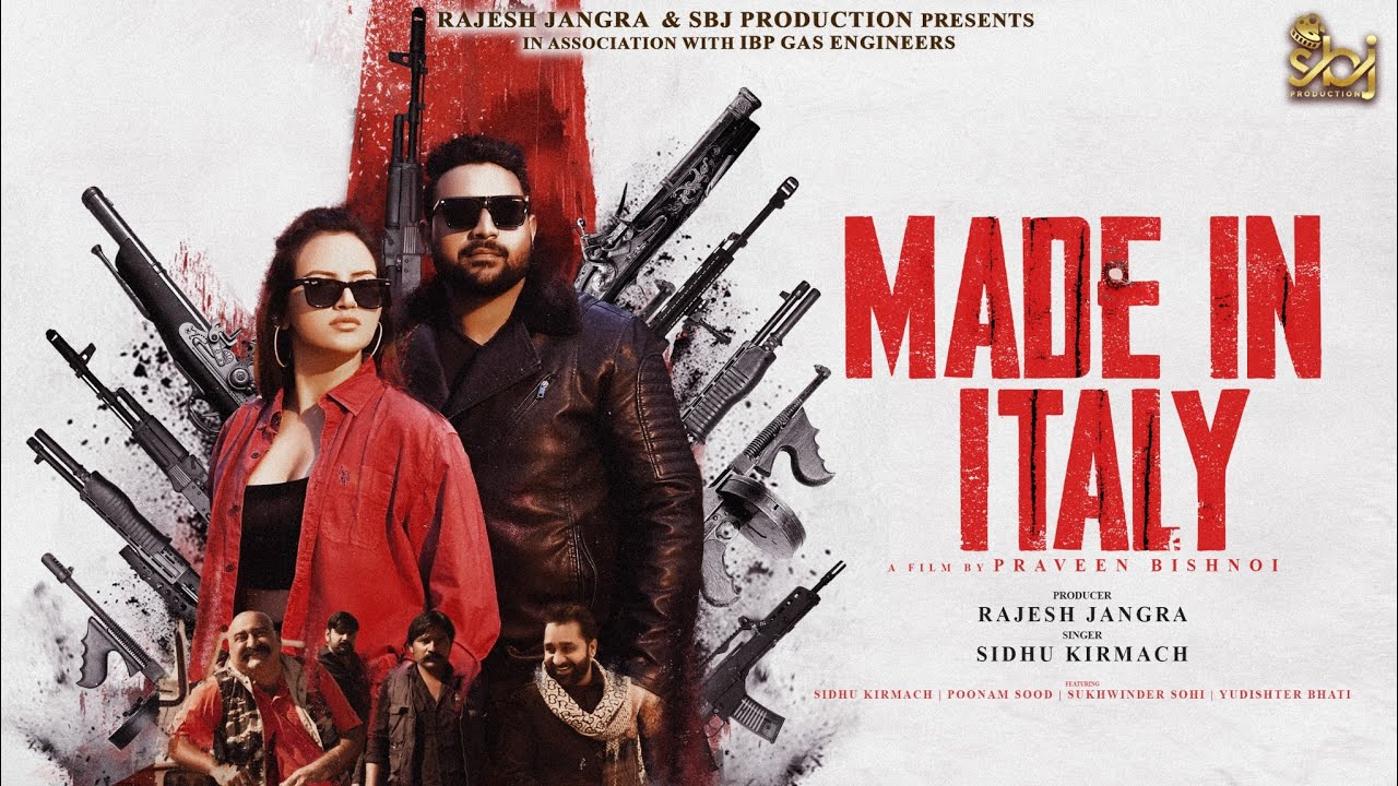 MADE IN ITALY(Official Video)|SBJ PROD.|Sidhu Kirmach|Poonam Sood|Yudishter Bhati|New Haryanvi Song