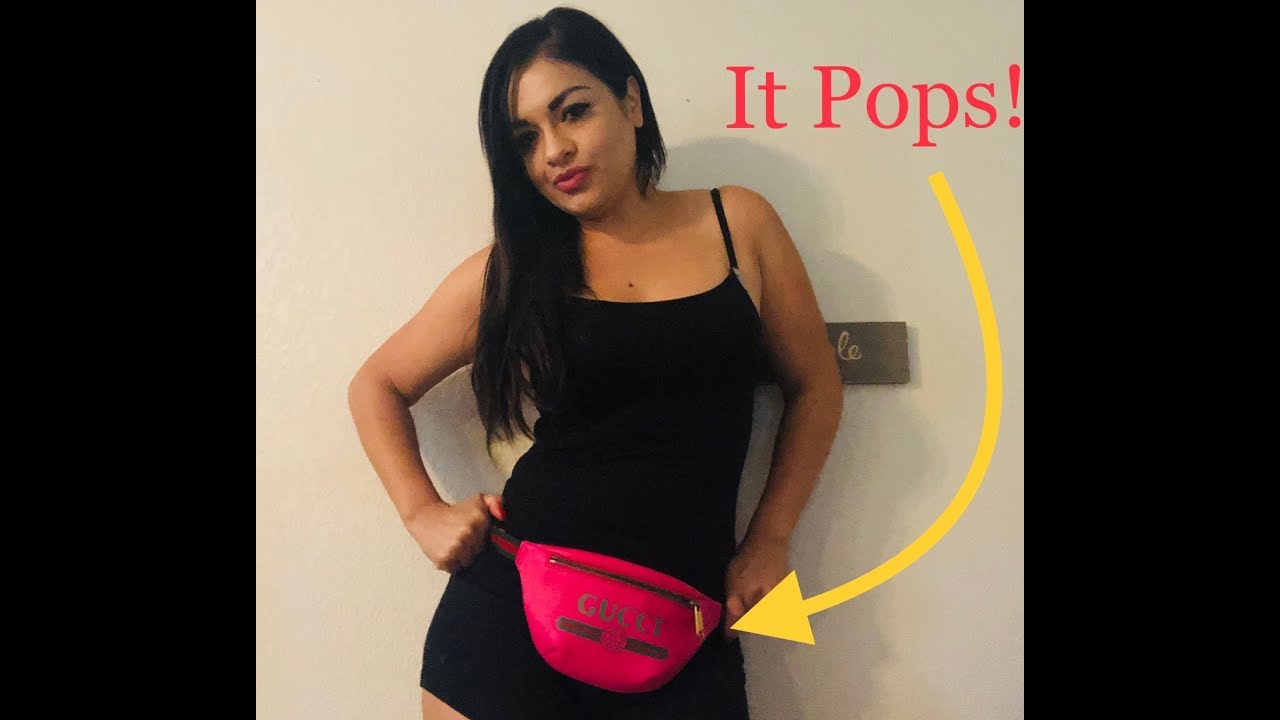 Gucci Print Leather Belt Bag Review
