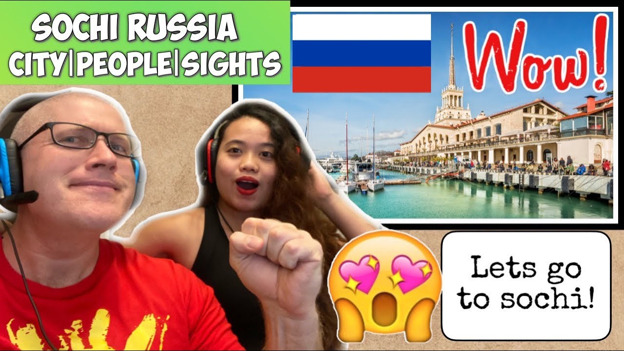 SOCHI RUSSIA 4K (City | People | Sights) | REACTION! AMAZING SOCHI!🇷🇺