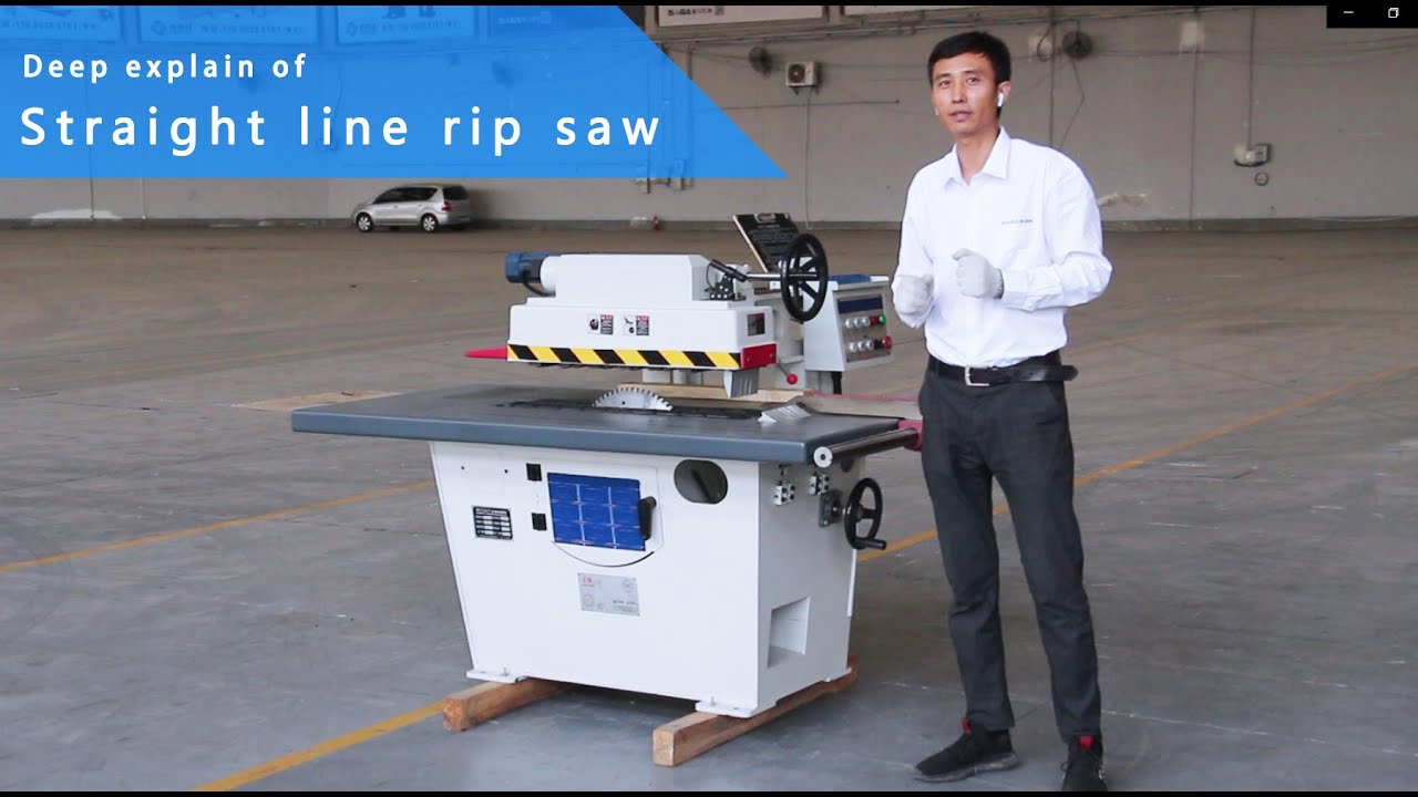 Deep explain of how to use the  straight line rip saw