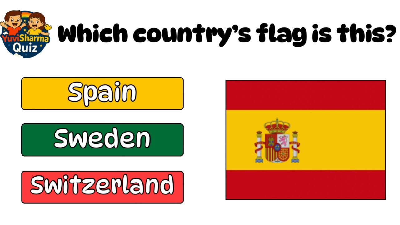 Guess the Right Country Flag 🌍 | World Flags Quiz for Kids | Fun GK Quiz @YuviSharmaQuiz_tv25 