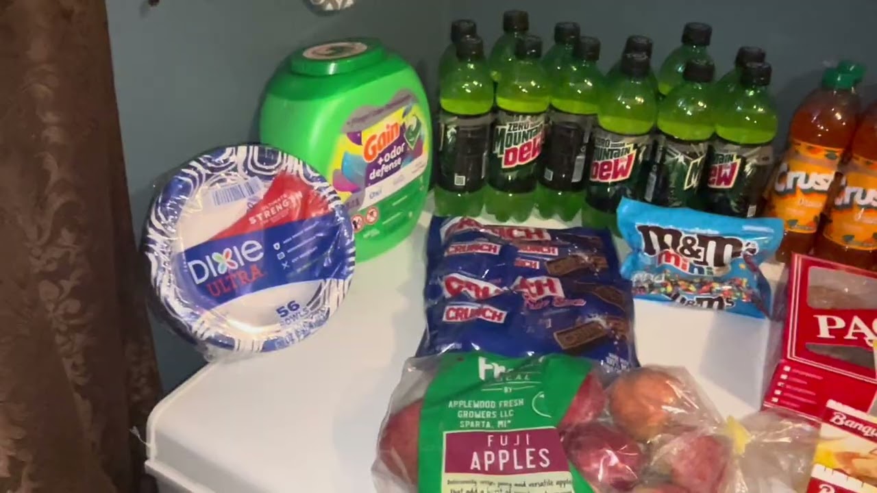 Grocery haul $267 