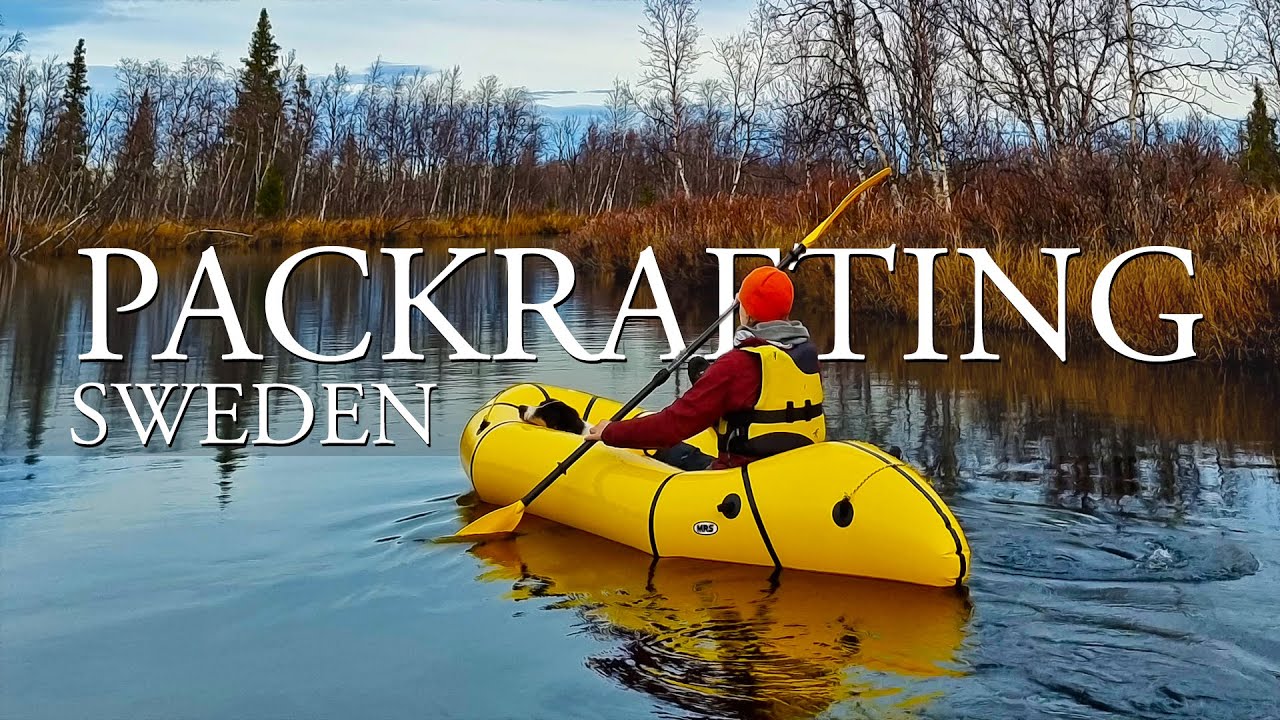 PACKRAFTING a SMALL CREEK in SWEDEN Lapland | MRS Packraft